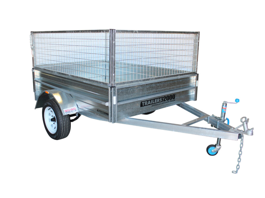 trailer with cage